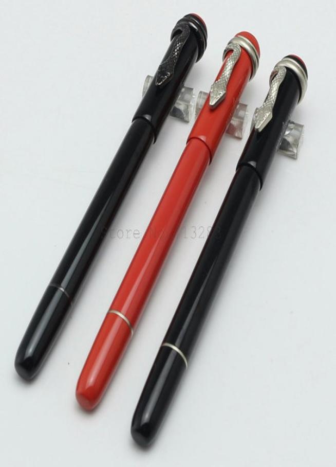 

unique high quality M pen size Heritage Collection Rouge et Noir roller ball pens Special Edition Mon black rolllerball Snake clip9251242, Red