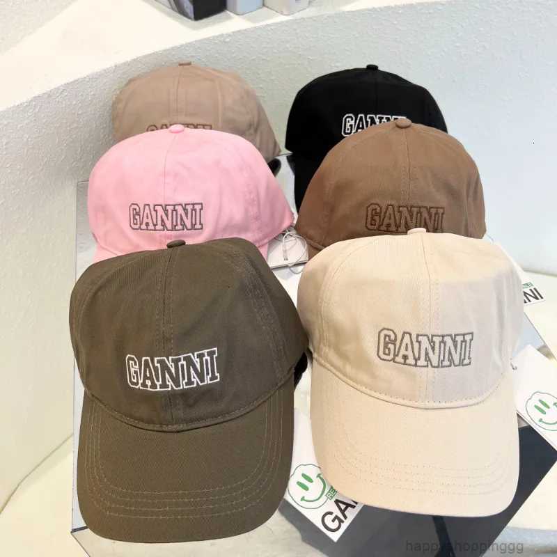 

Ball Caps High-quality Embroidery Washed Cotton Baseball Caps Men's And Women's Adjustable Duck Cap Student GANNI Fashion Multi-color Hat, Red