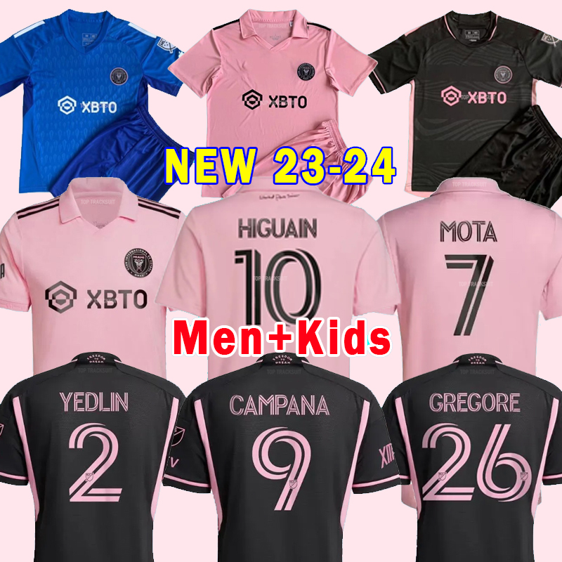 

23 24 Inter MiamiS Soccer Jerseys CF MESSIS Matuidi HIGUAIN CAMPANA YEDLIN BECKHAM MLS 23 24 Football Men Kids Player Fans Version Shirt Kits Child Adult Uniform, 23 24 away