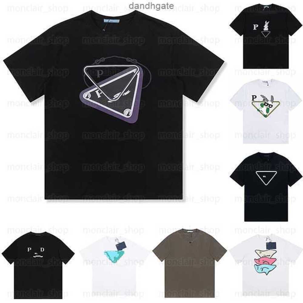 

Mens T-Shirts top designer shorts triangle print classic black and white two color short sleeve a variety of patterns optional casual fashion O5NA