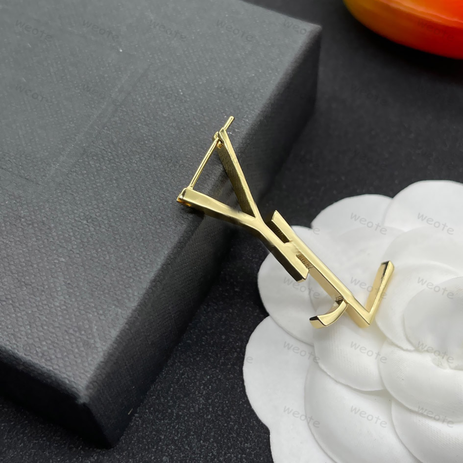 

Womens Designer Earrings Luxury Hoop Earring Gold Hoops Huggie Designers Jewelry Men Aretes Letter Y dangle Earings 925 Silver Orecchini