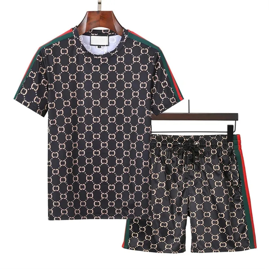 

Fashion Mens Womens Summer Tracksuits Sport Suits Casual Classic Letter Pattern Print Men's Short Sleeve Shorts Men Tops Boys Tees Colors Clothing#620
