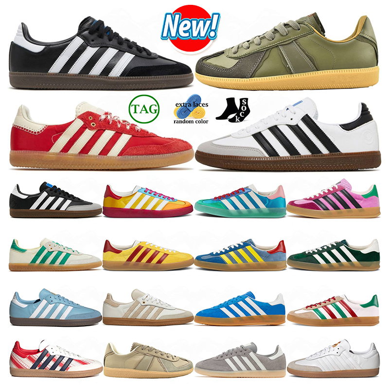 

Samba Casual Shoes men women Vegan Black White Gum Mexico Light Blue Suede Pink Velvet Sambas Gazelle mens trainers womens outdoor designer sneakers, 31