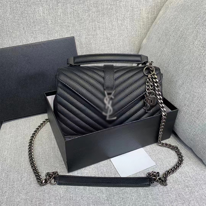 

Luxury Designer Leather YSLity Bags Women Genuine Gold Silver Chain Handbag Crossbody Lady Shoulder YSL Bag Flip Cover Femal Tote Wallet Purse YSLs Louis Vuitton, A3