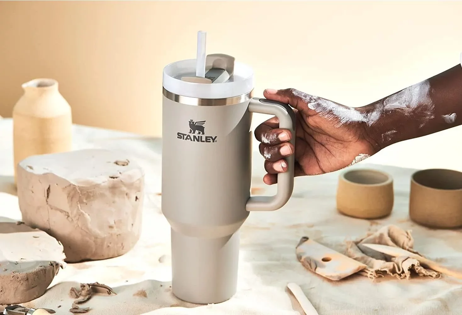 

Dune With LOGO 40OZ Stanley Mugs H2.0 Adventure Quencher Travel Tumbler Handle Beer Mug Water Bottle Coating Camping Cup vacuum Insulated Drinkings, Multi-color