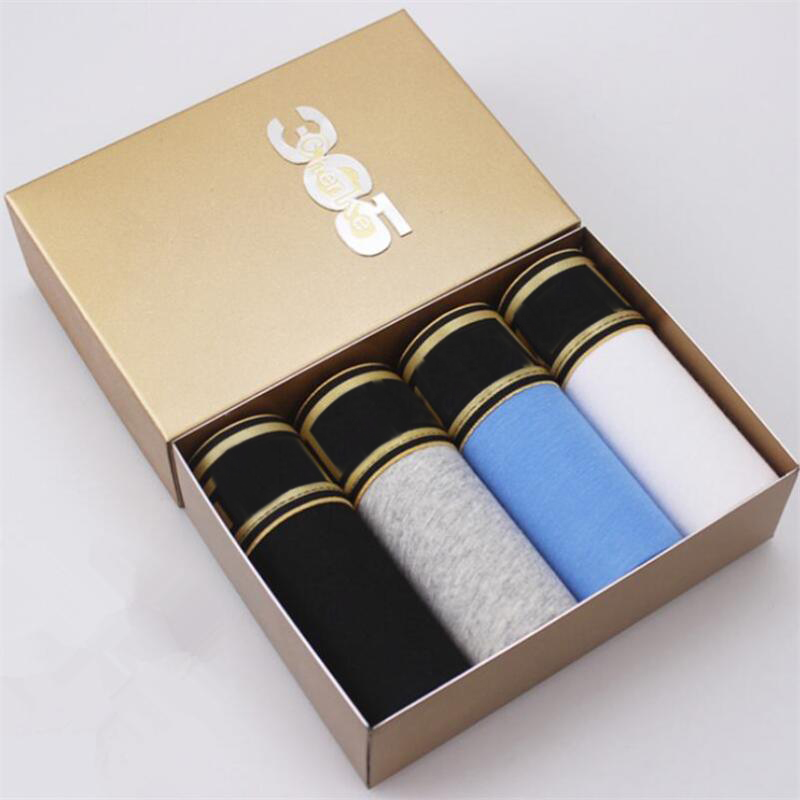 

Chenke Gold belt Fashion Underpants Cotton Breathable Underwear Soft Comfortable Boxer Shorts Solid Color Middle Waist Shorts Men Underwear, 006