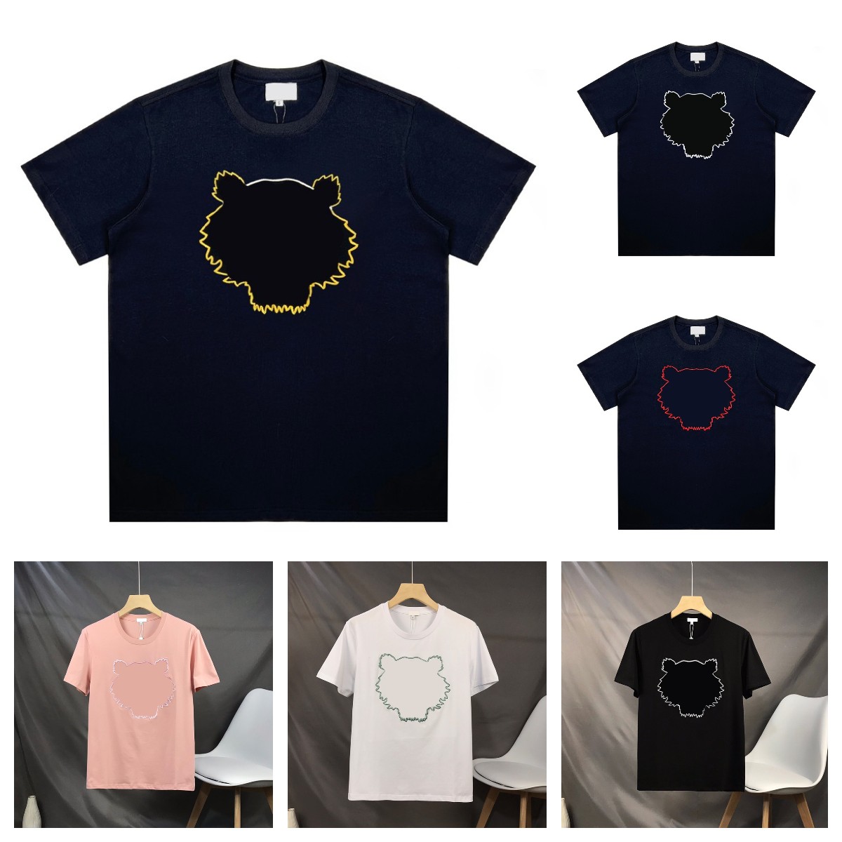 

Designer T Shirt Luxury Embroidery Tshirt Summer Mens Womens Trend Short Sleeves Tops Newest Fashion Tees Shirts Pure Cotton Tshirts, 12