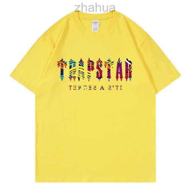

Men Women Designer Summer Short Sleeve Trapstar T-shirts Male Fashion Dunks Low casual t shirt Foam Runners Tops Tee3VN6, Black