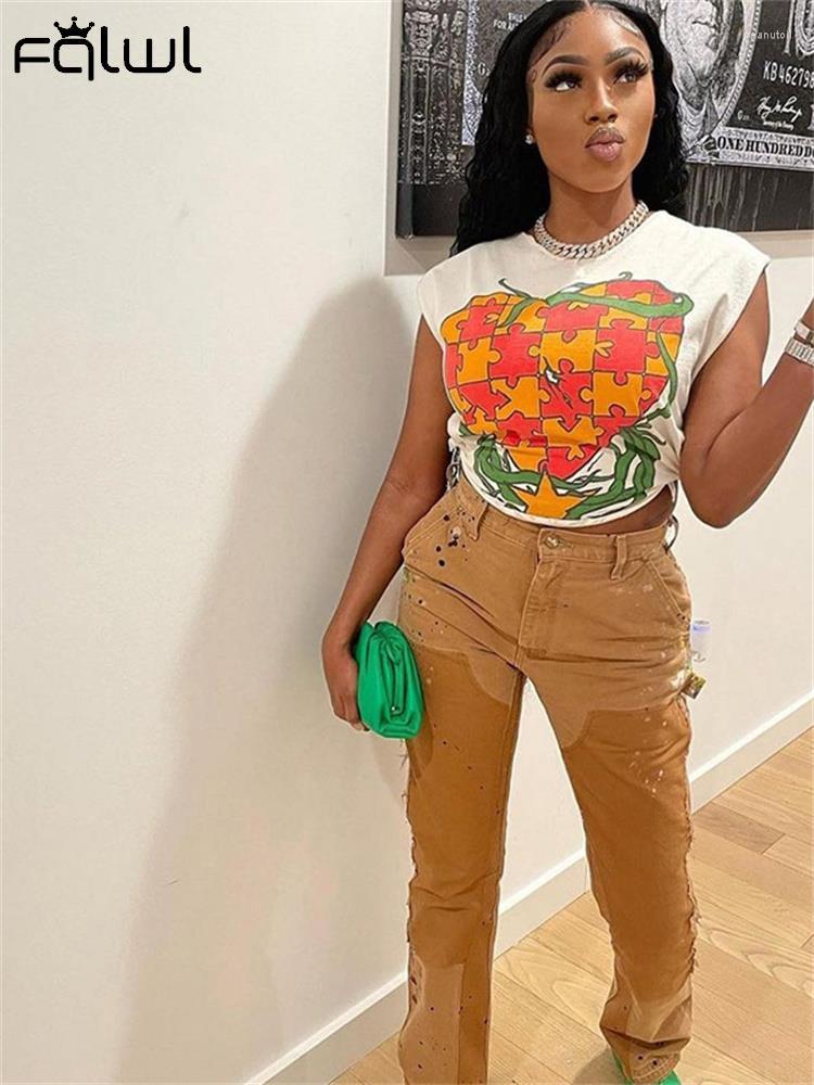 

Women' T Shirts Habbris Summer Loose For Women 2023 Short Sleeve O Neck Print Crop Tops White Pleated Graphics Party Tee Female