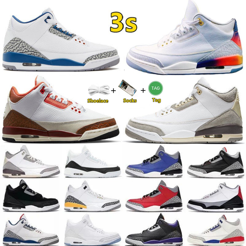 

Jumpman 3 3s Mens Basketball Shoes j Balvin Hide Nsneak Mars Stone Lucky Green Ture Unc Blue Red Cement Midnight Navy Laser Orange Men Women Trainers Sports Sneakers, Color#27