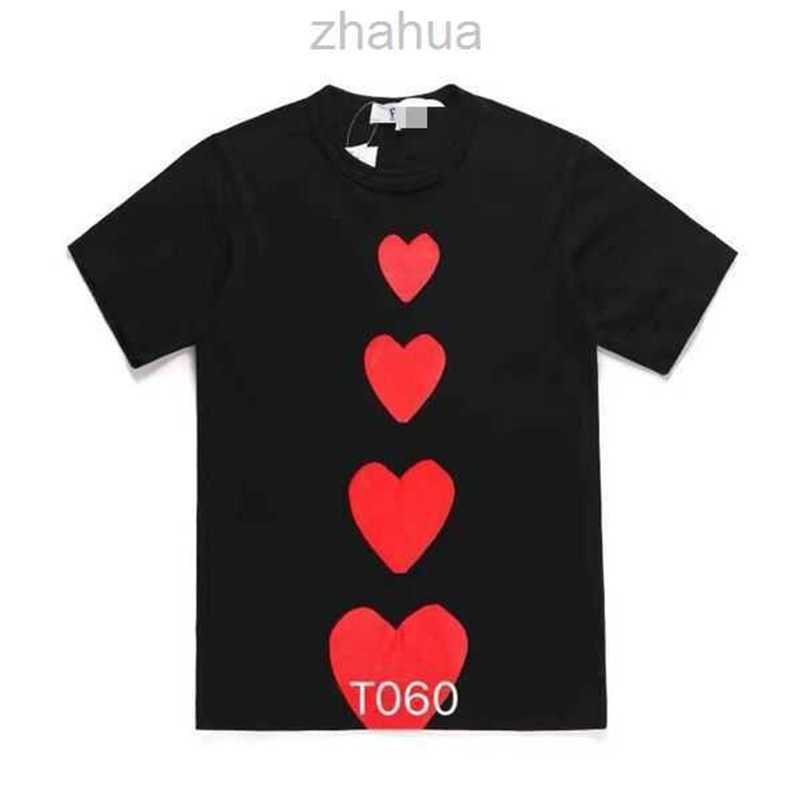 

Fashion Mens Play t Shirt Designer Red Heart Commes Casual Women Shirts Des Badge Garcons High Quanlity Tshirts Cotton EmbroideryDRAT, 23