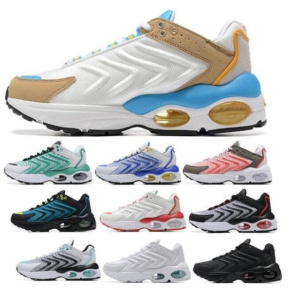 

Airmaxs Tailwind Running Shoes For Men Women White Maxs TW Cushion University Blue Racer Blue 2023 Man Woman Trainer Luxurys Size 5.5 - 12