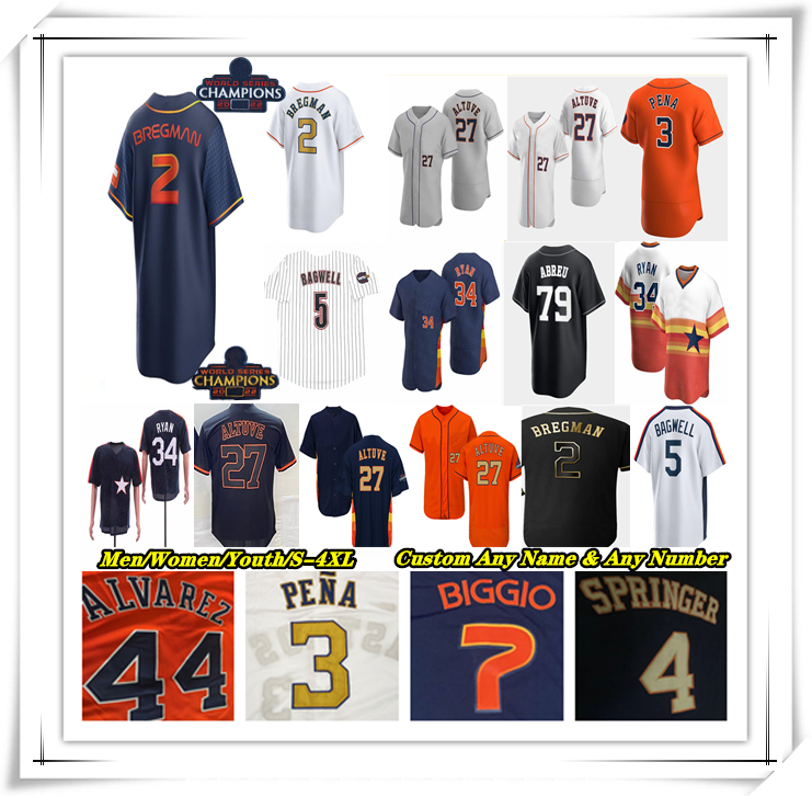 

Baseball Jersey Jeff Bagwell Mauricio Dubon Martin Maldonado Framber Valdez Cristian Javier Hunter Brown Yainer Diaz Roy Oswalt Lance Berkman ASTROS Andy Pettitte, Men coolbase grey
