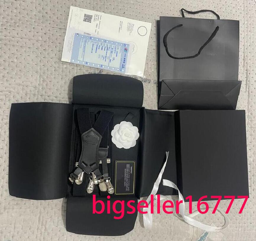 

Belts new Designer Fashion suspenders For Man And Women 3cm 115cm Six Clip The highquality belt more colors The letters C with Original box