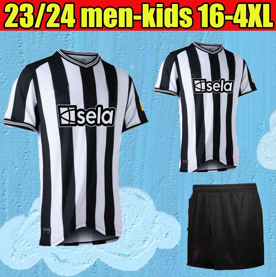 

23 24 NewcastleS 130th Soccer Jerseys BRUNO G. JOELINTON ISAK 2023 2024 NUFC Fans Player Version United MAXIMIN WILSON ALMIRON Football Shirt Men 3XL 4xL, Kids