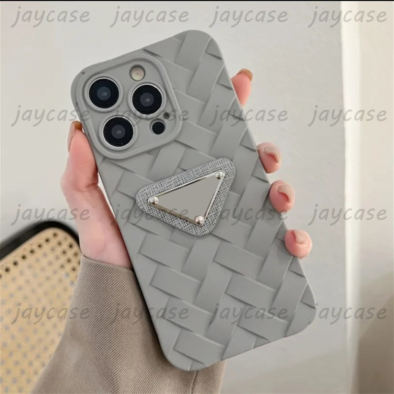 

Designer Phone Case Fashion Knit Style P Cases For IPhone 14 Plus 13 Promax 12 Pro 11 Luxury Purple Phonecase Shockproof Cover Shell 7 Color, Rose red