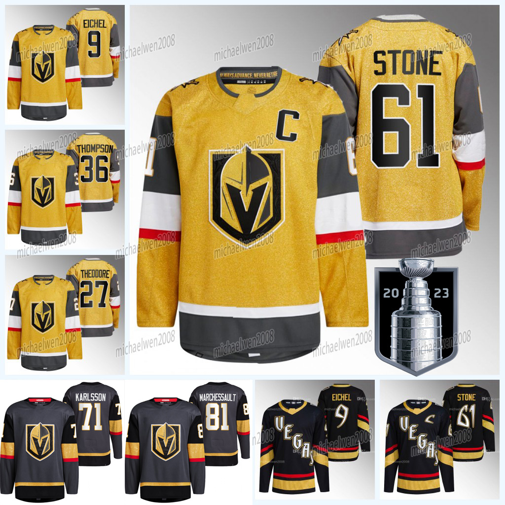 

Jack Eichel Vegas Golden Knights 2023 Stanley Cup Final Jersey Mark Stone William Karlsson Jonathan Marchessault Stephenson Reilly Smith Alex Pietrangelo, Green