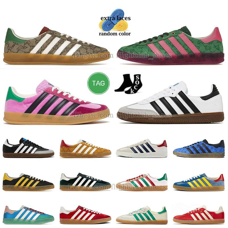 

Original Samba Gazelle Casual Shoes Designer Mens Womens Gold Pink Vegan Wales Bonner Black Gum G X Monogram Cream Green Dhgates Shoes Walking Tennis Snekaers US 12 OG, A24