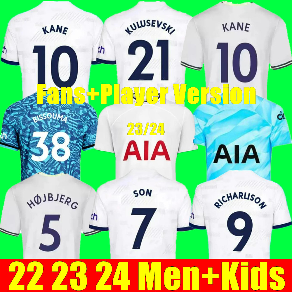 

Men KIDS 22 23 24 Tottenham SON BERGWIJN Soccer Jersey 2023 2024 jersey Football shirt PERISIC LENGLET ROMERO REGUILON KULUSEVSKI BENTANCUR RICHARLISON KANE SPENCE, Away aldult epl