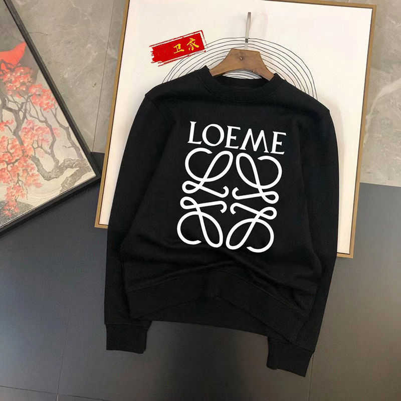 

Designer Clothing Mens Sweatshirts Hoodies Loewe High End European Fashion Brand Printed Long Sleeved Sweater for Autumn 2022 New Mens Round Neck Pullover Casual To, Shipping fee
