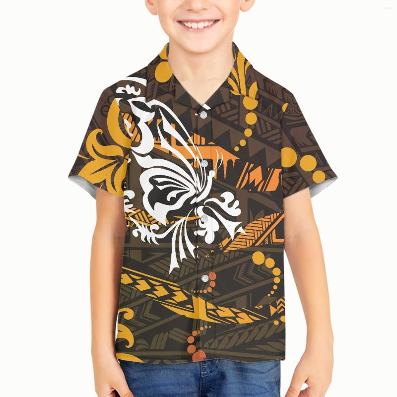 

Men's Casual Shirts Boy Kid Polynesian Tribal Fijian Totem Tattoo Fiji Prints Children Boy's Spring Classic Tops Shirt For 3-16Yrs, Hdrh0530d84