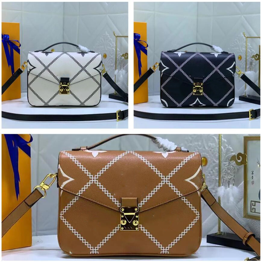 

Luxurys Designers Bags Crossbodys Women Handbag Messenger Bags Oxidizing Leather POCHETTE METISS Elegant Shoulder Bags L Crossbody Bag, #3