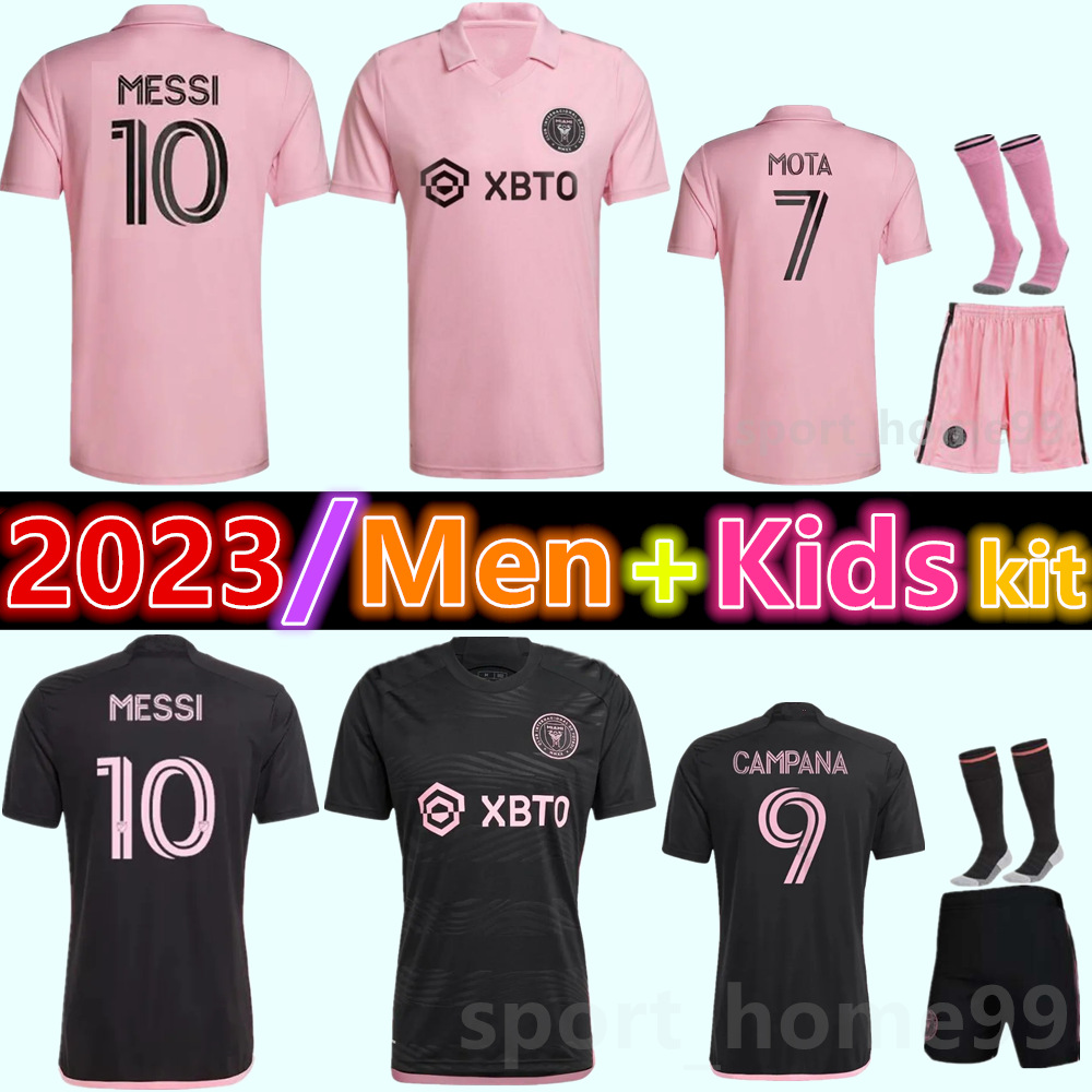 

New 2023 Inter Miami CF MESSIS Soccer Jersey Matuidi CAMPANA YEDLIN BECKHAM MLS MESSIES Home Away Football Shirt adult Men Kids kit uniform, 2023 adult- home