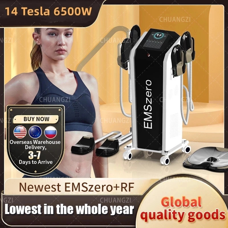 

2023 New Emszero RF Equipment Neo EMS 14 Tesla 6500W Muscle Stimulator Machine Handle Painless Body Slimming Build For Salon