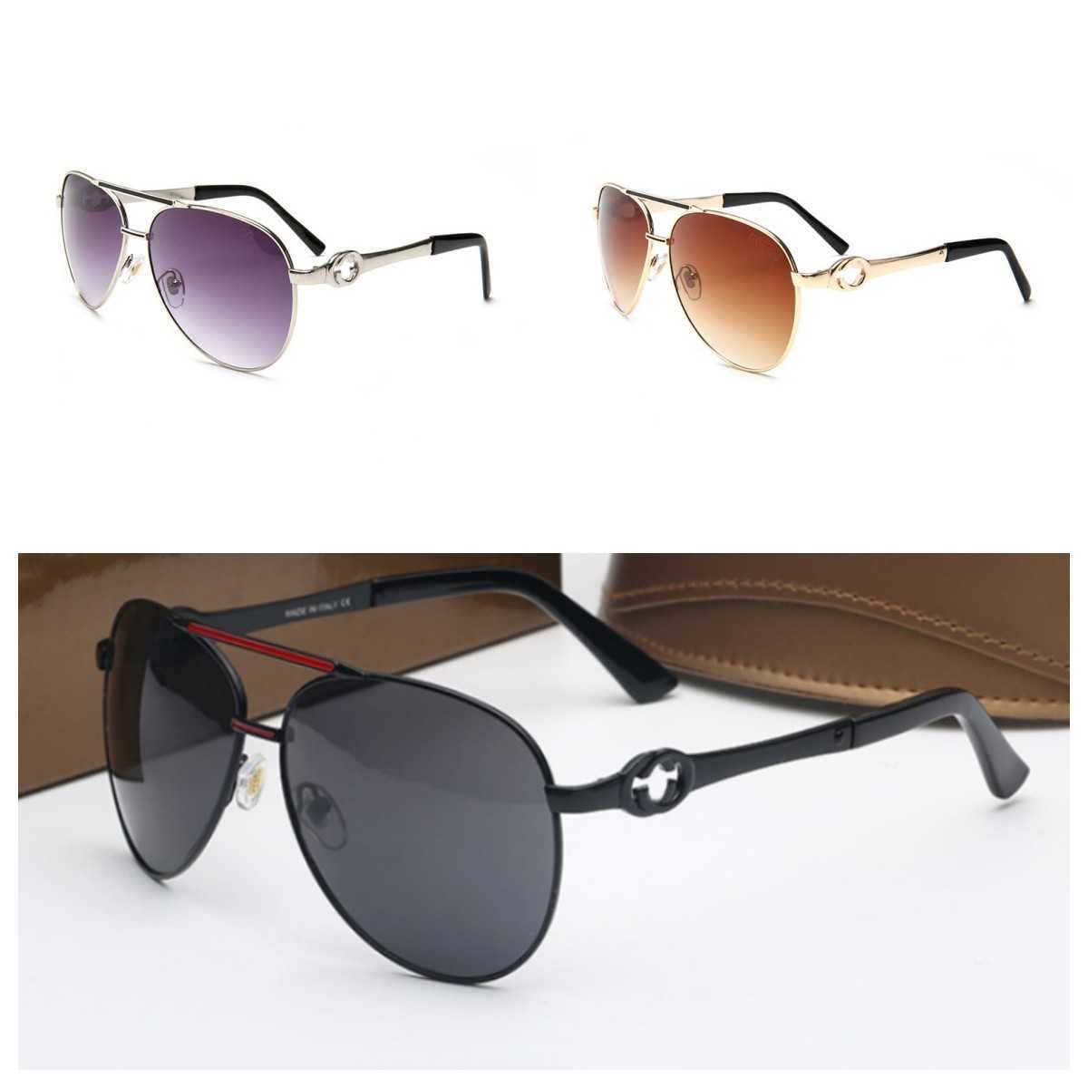 

Sunglasses Designer Luxury Womans GGities Sun glasses UV Protection Men Eyeglass Gradient Metal Hinge Fashion Women Spectacles Low price