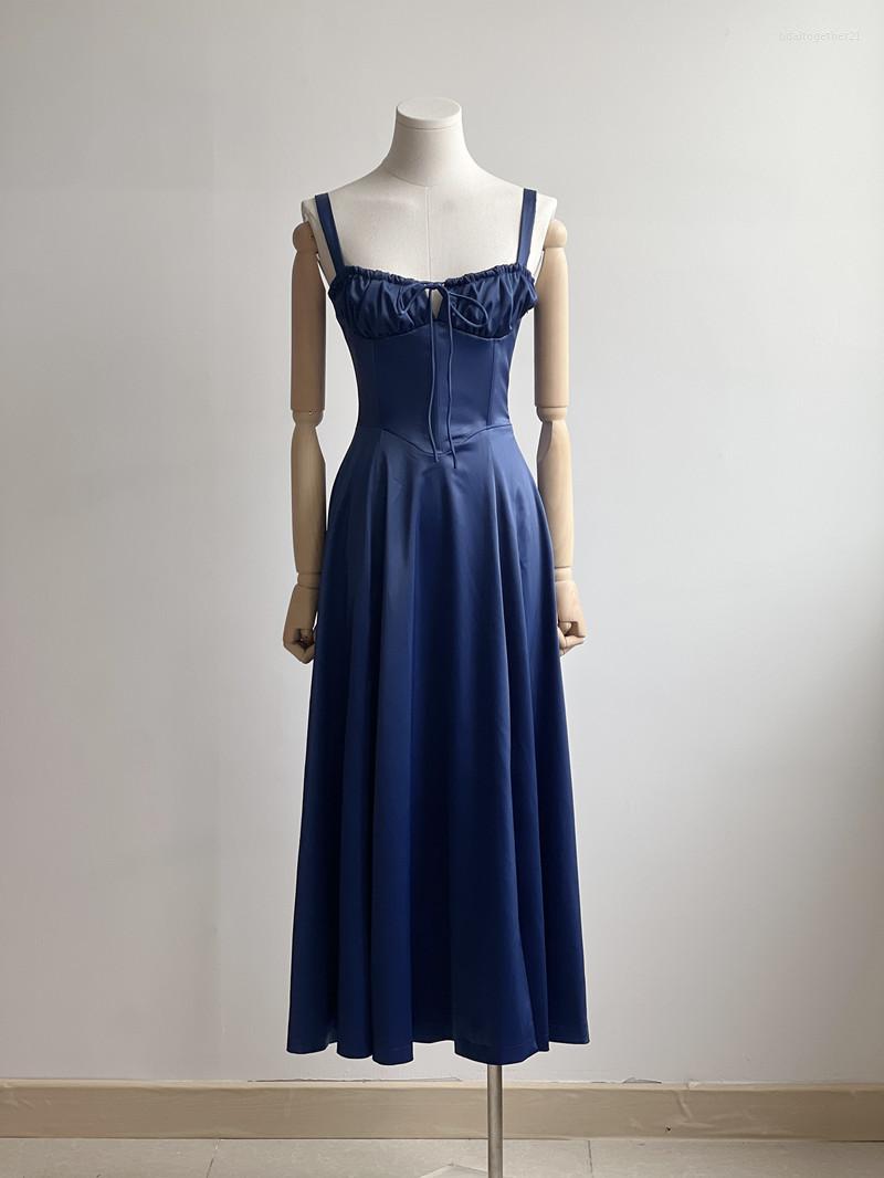 

Casual Dresses Fu Rui 2023 Summer Women Sexy Red Blue Bustier Sundress Party Evening Dropship Wholesale