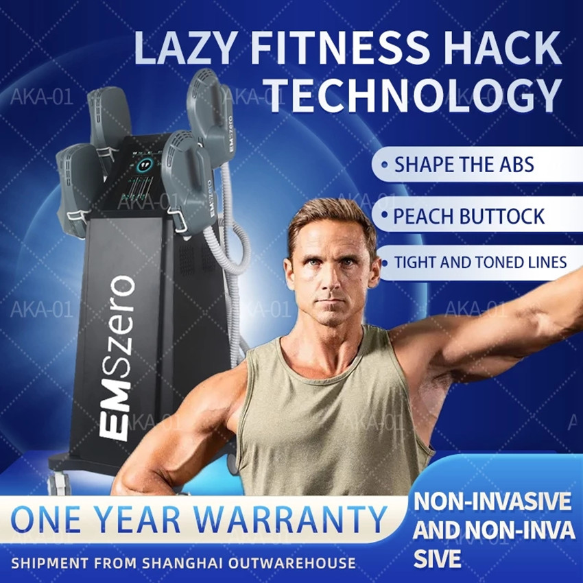 

Salon EMSzero Sculpt 2/4/5 Handles Option Muscle Stimulator Fat Burning Hiemt Technology Emsculpting Machine Body Slimming Butt Building Sculpt Machine