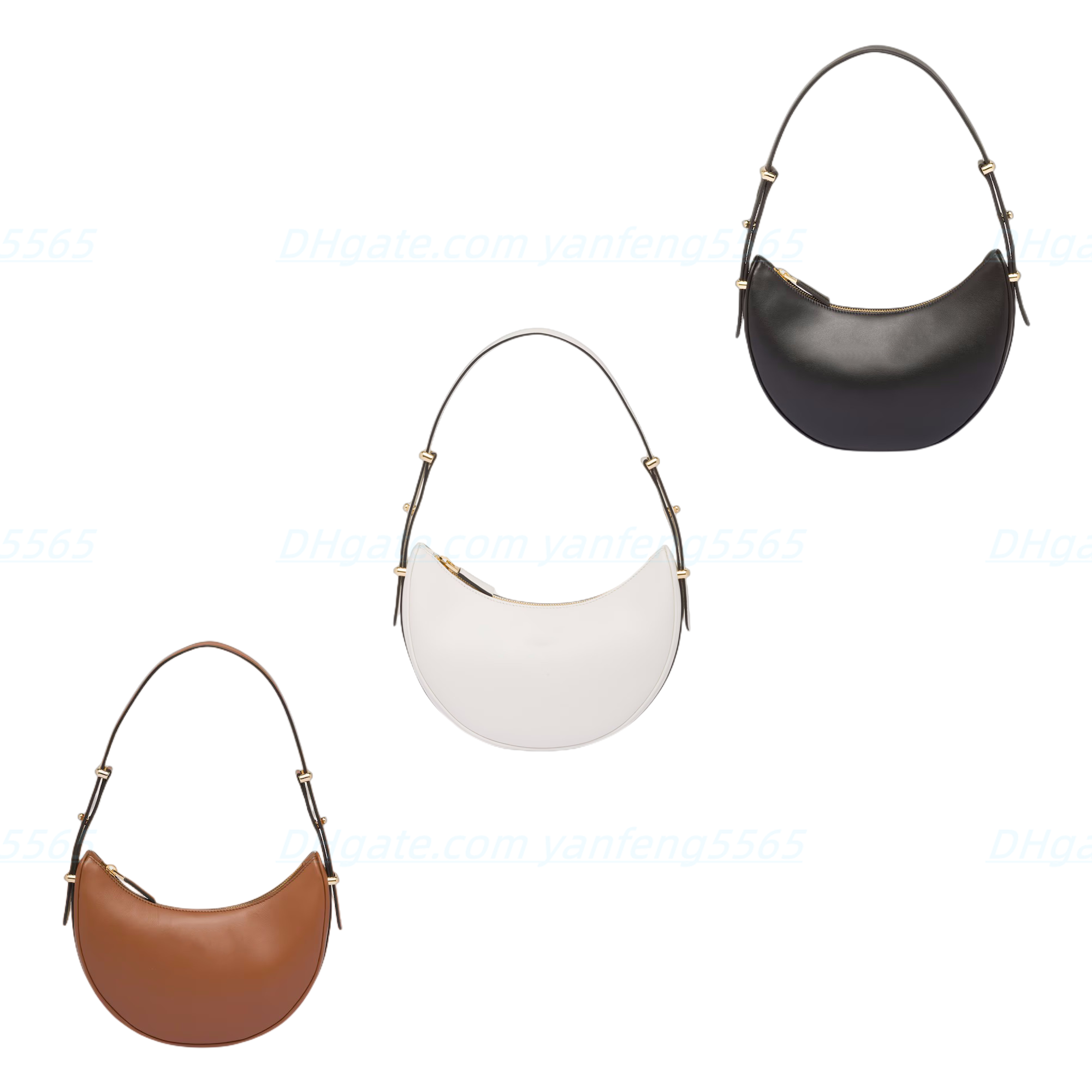 

Fashion New items Moon bags Evening Bags Original Luxurys shoulder bags handbags Cosmetic Bags Quality Designers Women Hand clutch bags Totes Underarm package, Brown