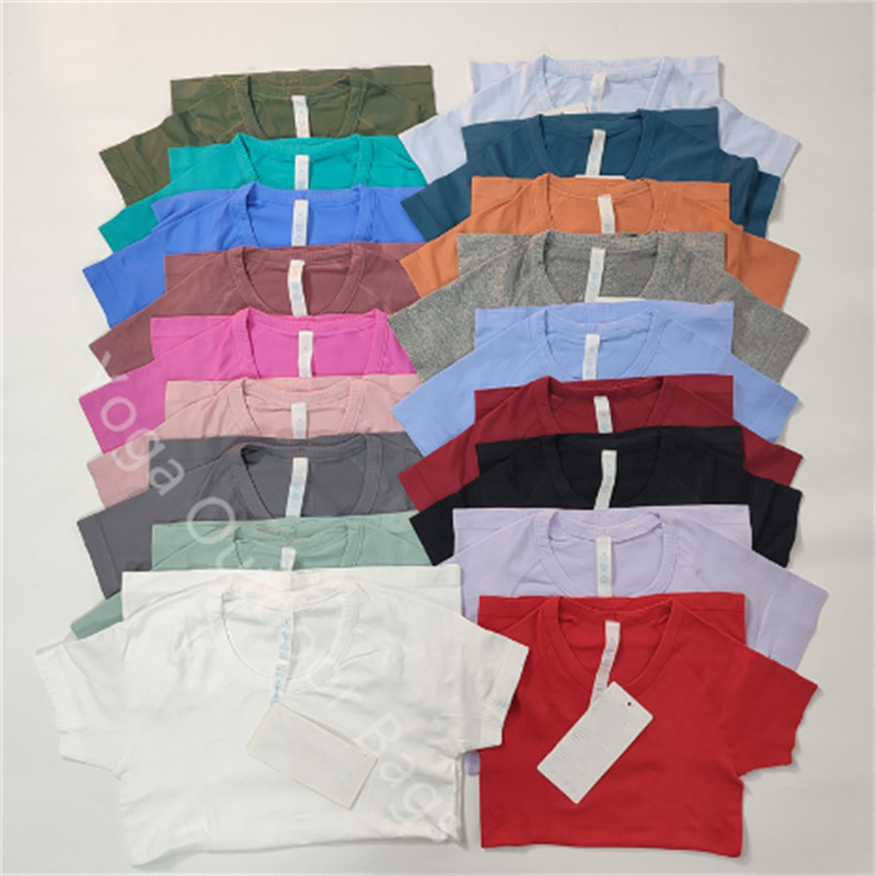 

MathCat Workout Shirts for Women Short Sleeve Workout Tops for Women Quick Dry Gym Athletic Tops Seamless Yoga Shirts lulus lemon LU-071, 005