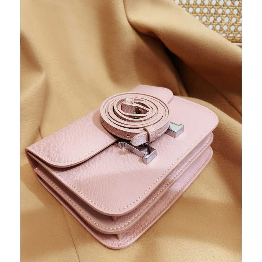 

Designer H Home bag Baobao Women's Summer 2023 New Fashion High Quality Button Kangkang Bag Single Shoulder Crossbody Box Tofu DRI0