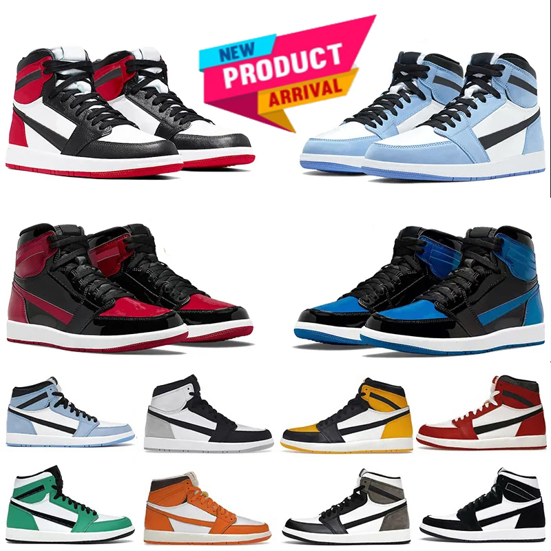 

2023 Jumpman Men Women Basksetball Shoes UNC Bred Patent Bordeaux Brotherhood Dark Mocha Chicago Obsidian Bubble Gum Fragment Shadow Trainers Sport Sneakers, 24