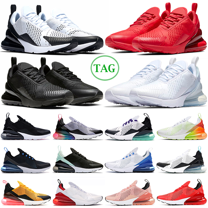 

270 270s Running Shoes for Men Women Trainers Triple Red Black Volt University Blue Rainbow Metallic Gold USA Des Chaussures Mens Womens Outdoor Sports Sneakers, #24