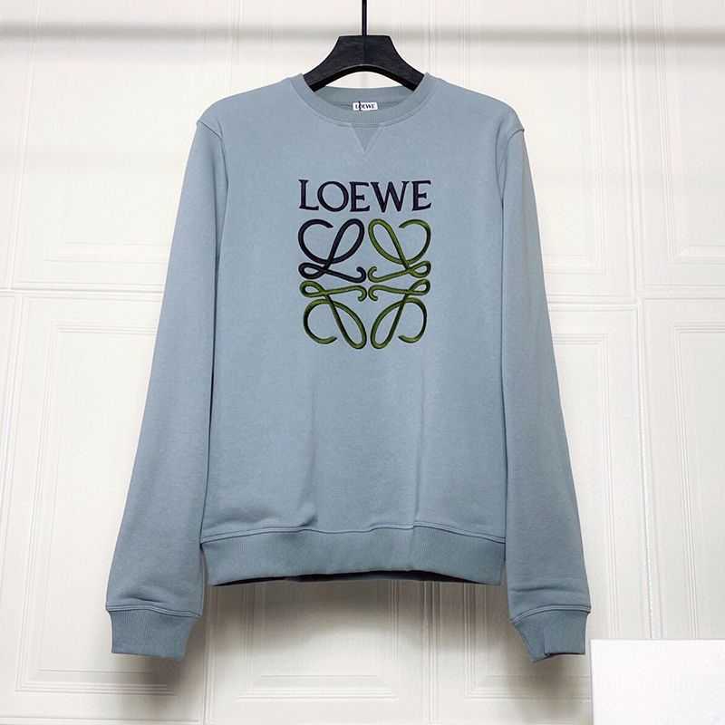 

Designer Clothing Mens Sweatshirts Hoodies Loewe Correct Version Luo Autumn Winter New Letter Embroidery Star Loose Crew Neck Sweater Fashion Streetwear Pullover, Shipping fee