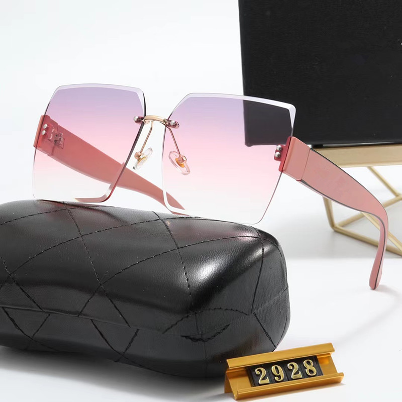 

sunglasses womens trendy 2023 Designer Oversized Sunglasses Goggle Beach Sun Glasses For Man Woman Eyeglasses Rimless Ornamental baseball Glasses