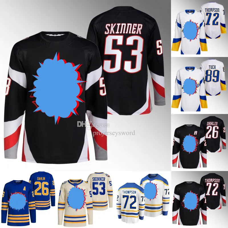 

Buffalo''Sabres''53 Jeff Skinner Sabre Jersey Alex Tuch Thompson Victor Olofsson Devon Levi Rasmus Dahlin Owen Power Dylan Cozens Jack Quinn JJ Peterka, Youth blue s-xl