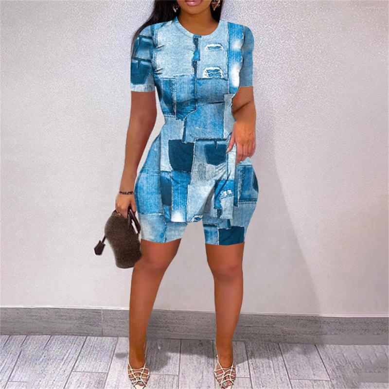 

Women' Tracksuits 2023 Top Quality Young Casual Suitable High Street Shirt&Short Short Sleeve Spit Long Tees Pants Skinny Women 2-Piece, Big camouflage