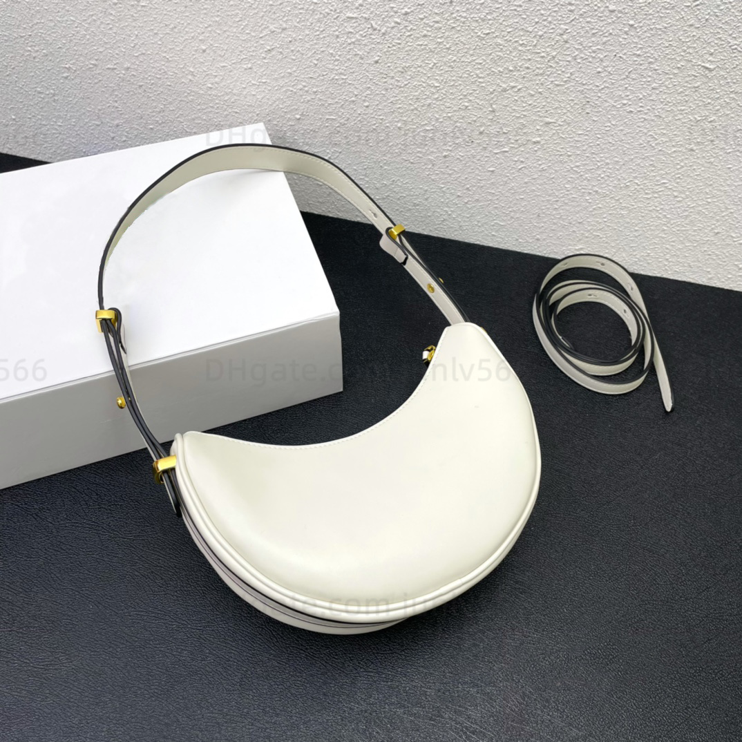 

Fashion Original Moon bags Evening Bags Quality Designers Women shoulder bags handbags Cosmetic Bags Luxurys Leather Hand clutch bags Totes Underarm package, Brown