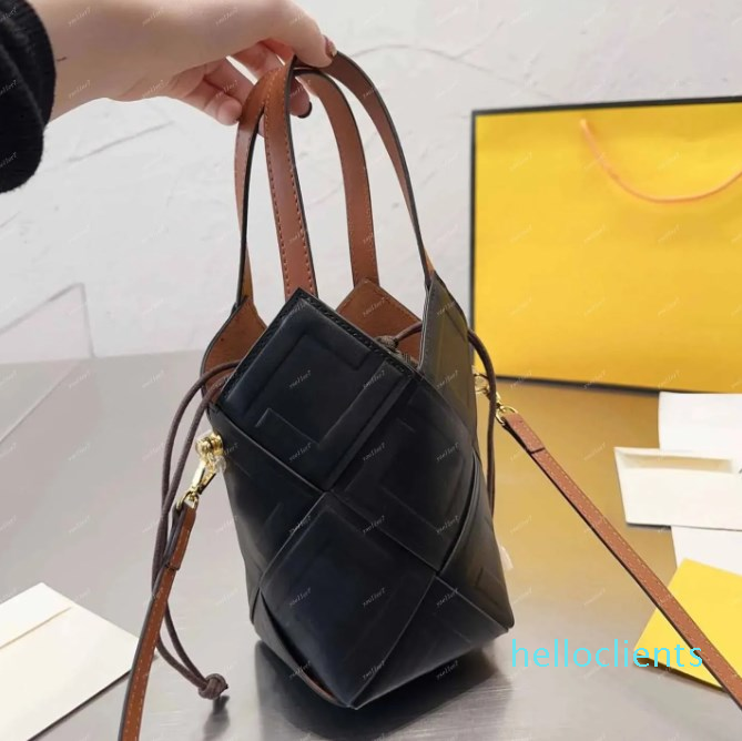 

2023 new fashion Designer String tote bags Bucket Bag Weave Crossbody Handbag Removable Inner Pouch Gold Hardware Shoulders totes high quality, Customize