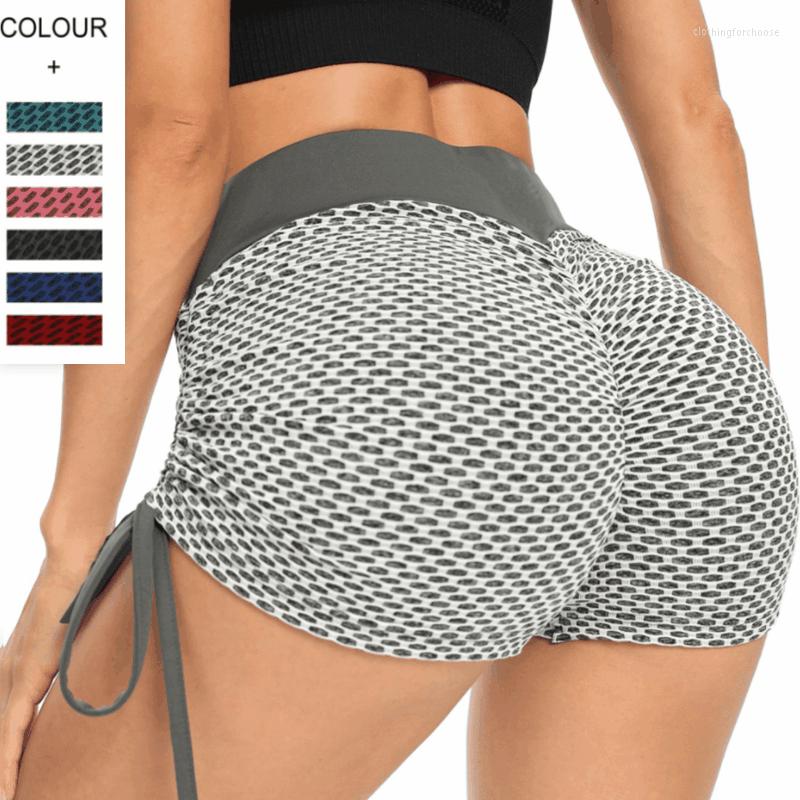 

Women' Shorts Women Sexy Yoga Pants Sport Fitness Gym Workout Running Tight Hip Push Up Summer Short Sportwear Leggings, Black