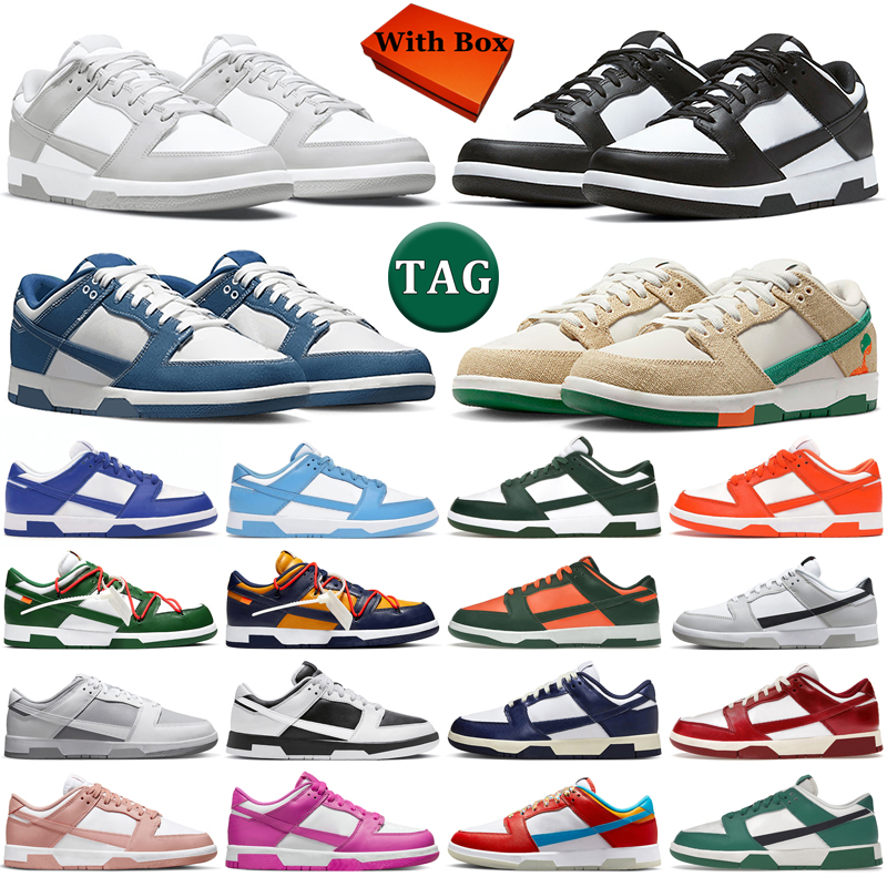 

With box low Panda running shoes men women Grey Fog UNC Jarritos Varsity Green Syracuse Medium Olive Triple Pink Industrial Blue mens trainers sports sneakers, 30