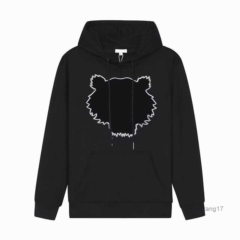 

Designer Fashion Men Women Kenzo Hoodie Tiger Head Advanced Embroidery 1:1 Round Neck Pullover Autumn Winter Loose High Street Classic Tops 93VY 5 5MG7, 12