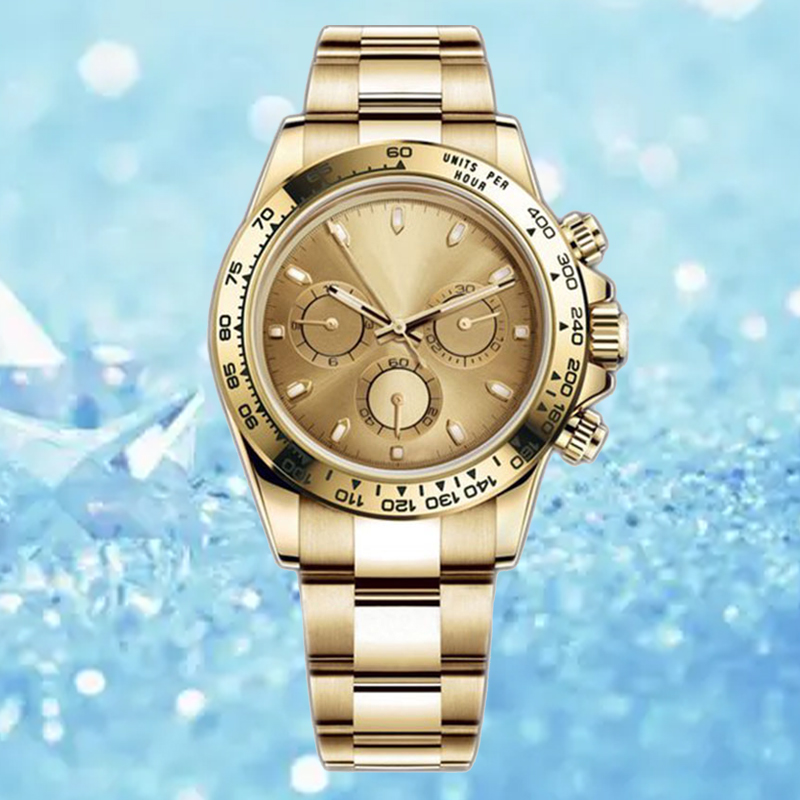 

Luxury men's designers create automatic machinery 40MM sapphire glass ceramic bezel 904L stainless steel strap black dial classic men's gift Watches, D7