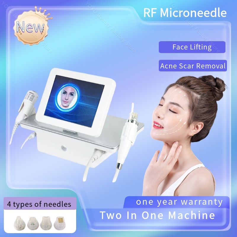 

2in1 RF Microneedling Machine Fractional Micro-Needle Beauty Machine Anti-Acne Skin Lifting Wrinkle Stretch Mark Removal