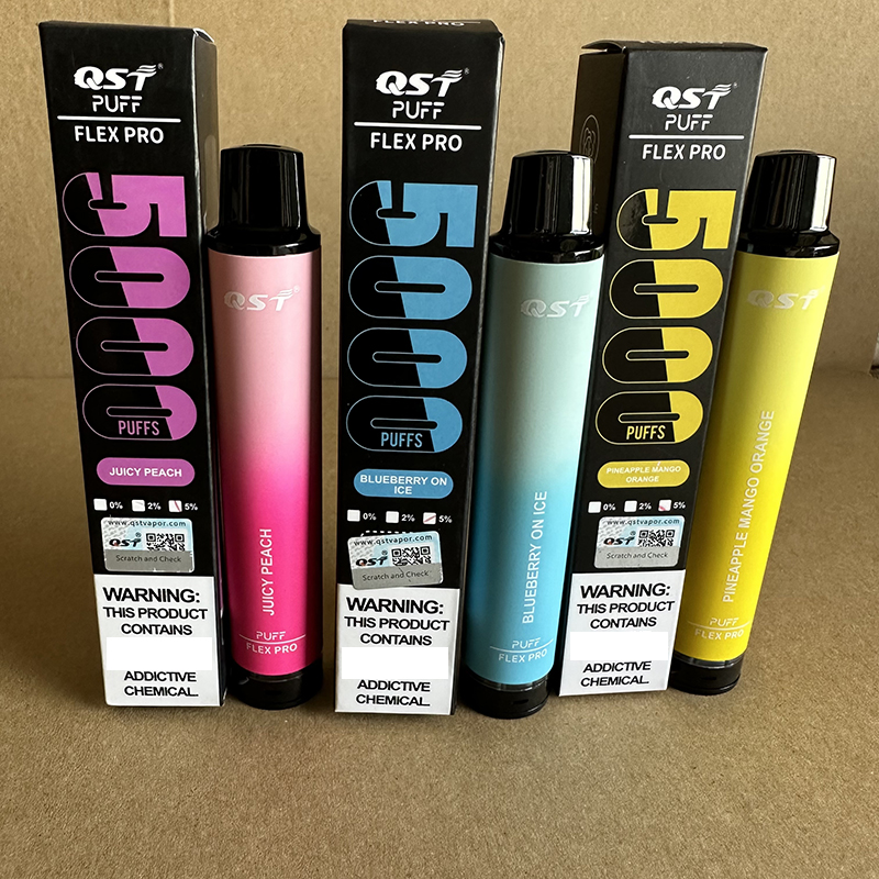 

100% Authentic cigarettes Rechargeable Disposable vape Device Puff Flex Pro 15 Colors 500mAh Battery 12ml With security code Vapes Pen 5000 puffs High Capacity DHL