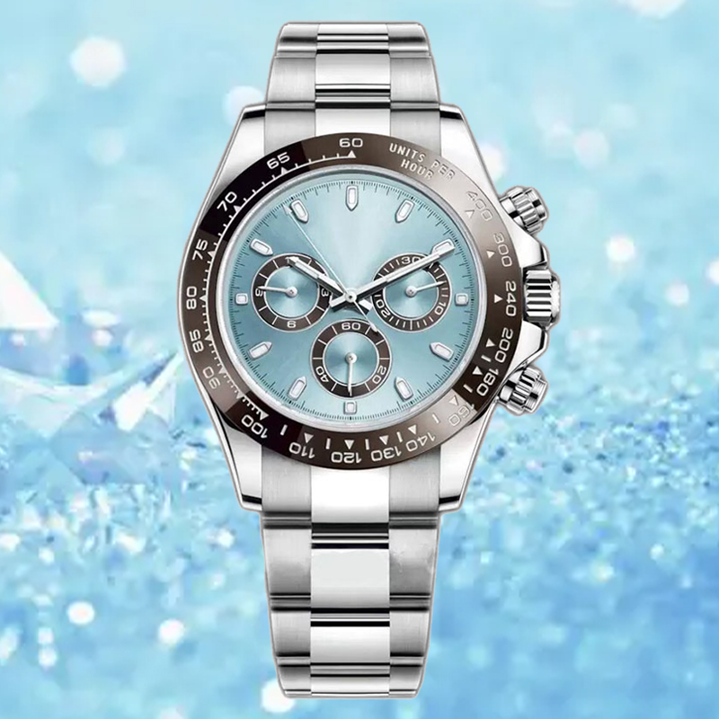 

Luxury men's designer automatic mechanical watch 40MM904L stainless steel wristband silver dial sapphire lens diving waterproof Watches Montre De Luxe, D3