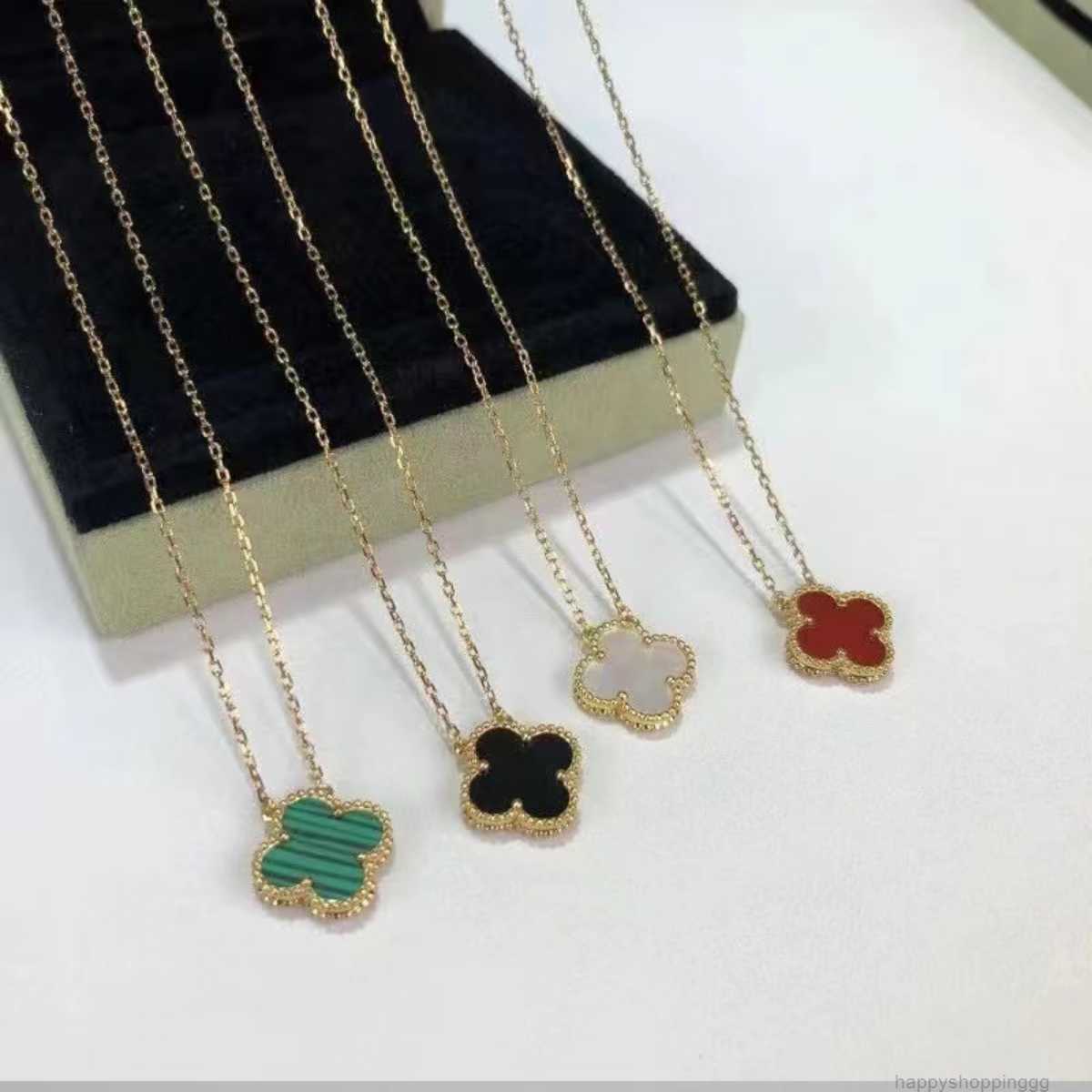 

Fashion Flowers Four-leaf Clover Cleef Womens Luxury Designer Necklace Necklaces Jewelry